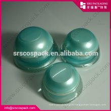 China Cone Shape Cream Jar Plastic Acrylic 5ml 15ml 30ml 50ml Filp Top Bottle